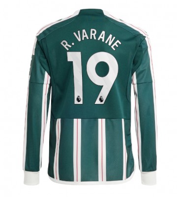 Manchester United Raphael Varane #19 Koszulka Wyjazdowych 2023-24 Długi Rękaw